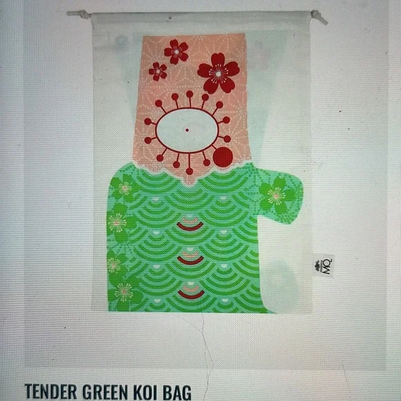 Madame MO Elegant Black KOI Bag Certified Organic - Picture 9 of 15